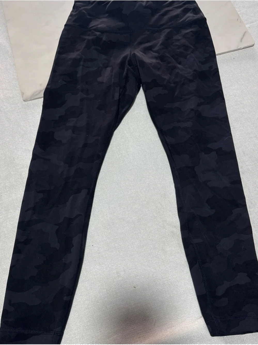 lululemon athletica Women's Black Camo Leggings